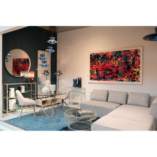 Table Molekular Greige Ø120cm KARE MIAMI