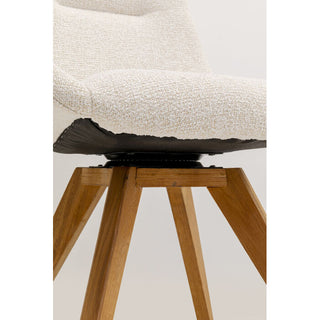 Swivel Chair Broadway Wood KARE MIAMI