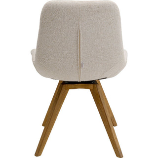 Swivel Chair Broadway Wood KARE MIAMI