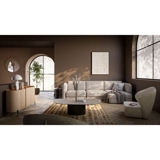 Corner Sofa Karma Creme Right KARE MIAMI