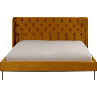 Bed Audrey Gold 160x200cm KARE MIAMI