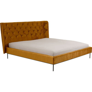 Bed Audrey Gold 160x200cm KARE MIAMI