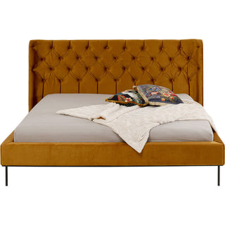 Bed Audrey Gold 160x200cm KARE MIAMI
