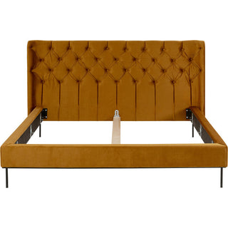 Bed Audrey Gold 160x200cm KARE MIAMI