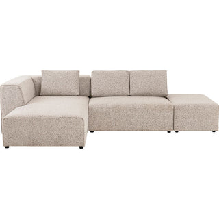 Corner Sofa Infinity Ottomane machiato Left KARE MIAMI