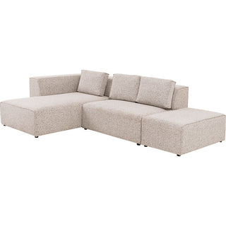 Corner Sofa Infinity Ottomane machiato Left KARE MIAMI