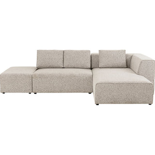 Corner Sofa Infinity Ottomane Machiato right KARE MIAMI