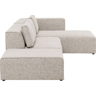 Corner Sofa Infinity Ottomane Machiato right KARE MIAMI