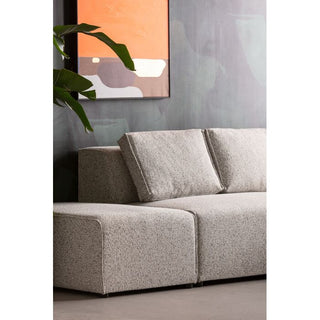 Corner Sofa Infinity Ottomane Machiato right KARE MIAMI