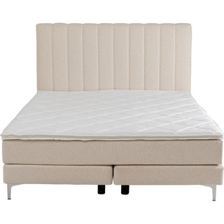 Bed Boxspring Benito Comet Sand 160x200cm KARE MIAMI