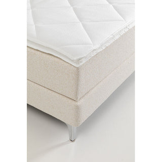 Bed Boxspring Benito Comet Cream 180x200cm KARE MIAMI