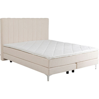 Bed Boxspring Benito Comet Cream 180x200cm KARE MIAMI