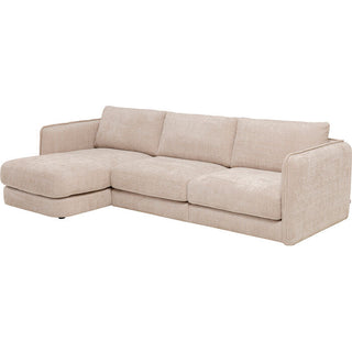 Corner Sofa Karma Creme Left KARE MIAMI