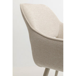 Chair with Armrest San Francisco Cream KARE MIAMI