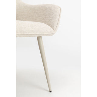 Chair with Armrest San Francisco Cream KARE MIAMI