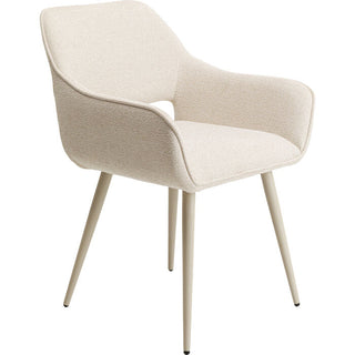 Chair with Armrest San Francisco Cream KARE MIAMI