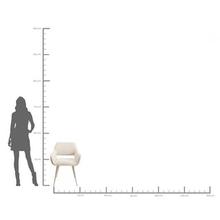 Chair with Armrest San Francisco Cream KARE MIAMI