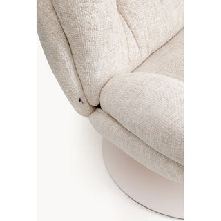 Swivel Armchair Cosy Beige KARE MIAMI