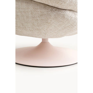 Swivel Armchair Cosy Beige KARE MIAMI