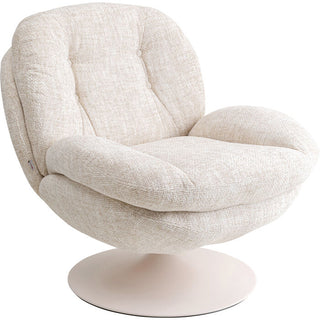 Swivel Armchair Cosy Beige KARE MIAMI