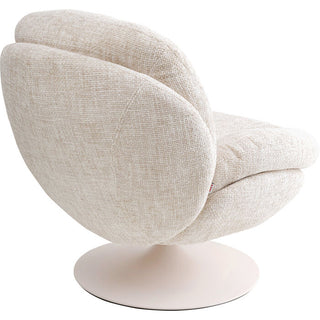 Swivel Armchair Cosy Beige KARE MIAMI