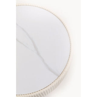 Side Table Endless Vegas White Ø47cm KARE MIAMI