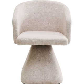 Swivel Chair Melli Cream KARE MIAMI