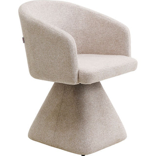 Swivel Chair Melli Cream KARE MIAMI