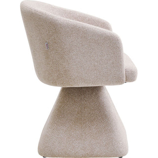 Swivel Chair Melli Cream KARE MIAMI
