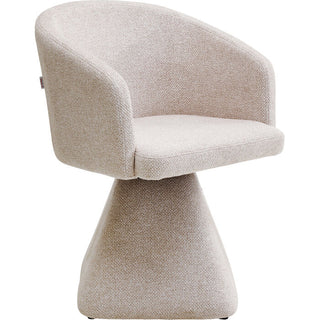 Swivel Chair Melli Cream KARE MIAMI
