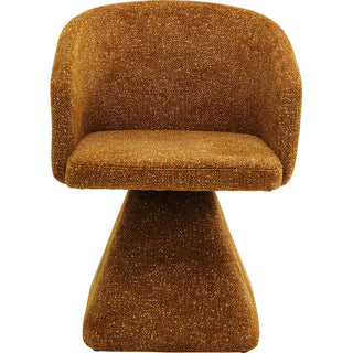 Swivel Chair Melli Brown KARE MIAMI