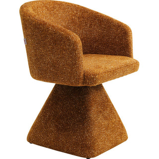 Swivel Chair Melli Brown KARE MIAMI