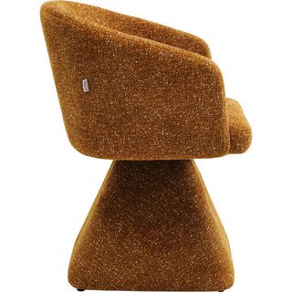 Swivel Chair Melli Brown KARE MIAMI