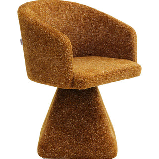Swivel Chair Melli Brown KARE MIAMI