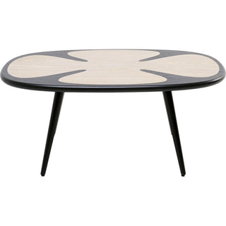 Coffee Table Petal Nature Black 90x60cm KARE MIAMI