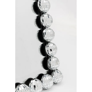 Table Mirror Disco Balls Square 19x26cm KARE MIAMI