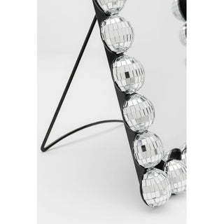 Table Mirror Disco Balls Square 19x26cm KARE MIAMI