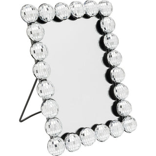 Table Mirror Disco Balls Square 19x26cm KARE MIAMI