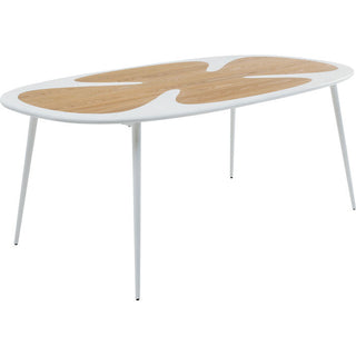 Table Petal Nature White 200x100cm KARE MIAMI