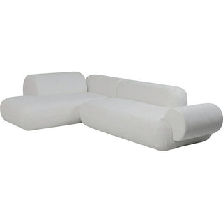 Corner Sofa Soft Edge Left White KARE MIAMI
