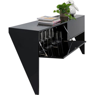 Console High Heel 200cm Black KARE MIAMI