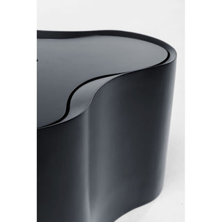 Side Table Lotus Black 30cm KARE MIAMI
