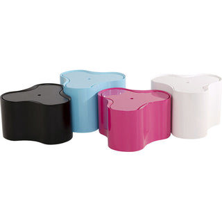 Side Table Lotus White 35cm KARE MIAMI