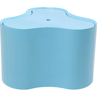 Side Table Lotus Light Blue 35cm KARE MIAMI