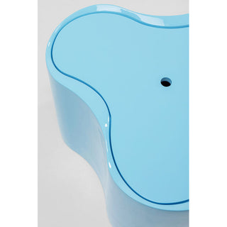 Side Table Lotus Light Blue 35cm KARE MIAMI