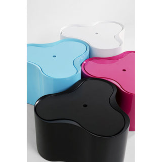 Side Table Lotus Light Blue 35cm KARE MIAMI