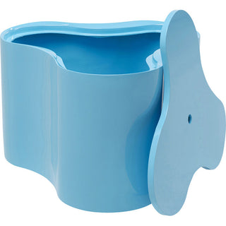 Side Table Lotus Light Blue 35cm KARE MIAMI