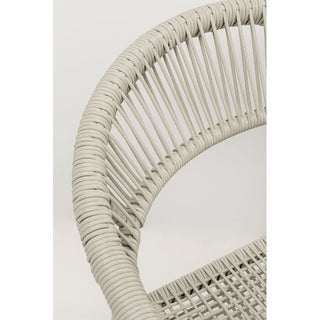 Chair with Armrest Palma Greige KARE MIAMI