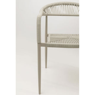 Chair with Armrest Palma Greige KARE MIAMI
