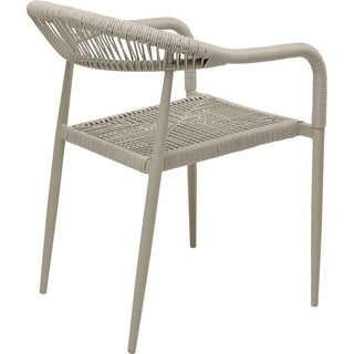 Chair with Armrest Palma Greige KARE MIAMI